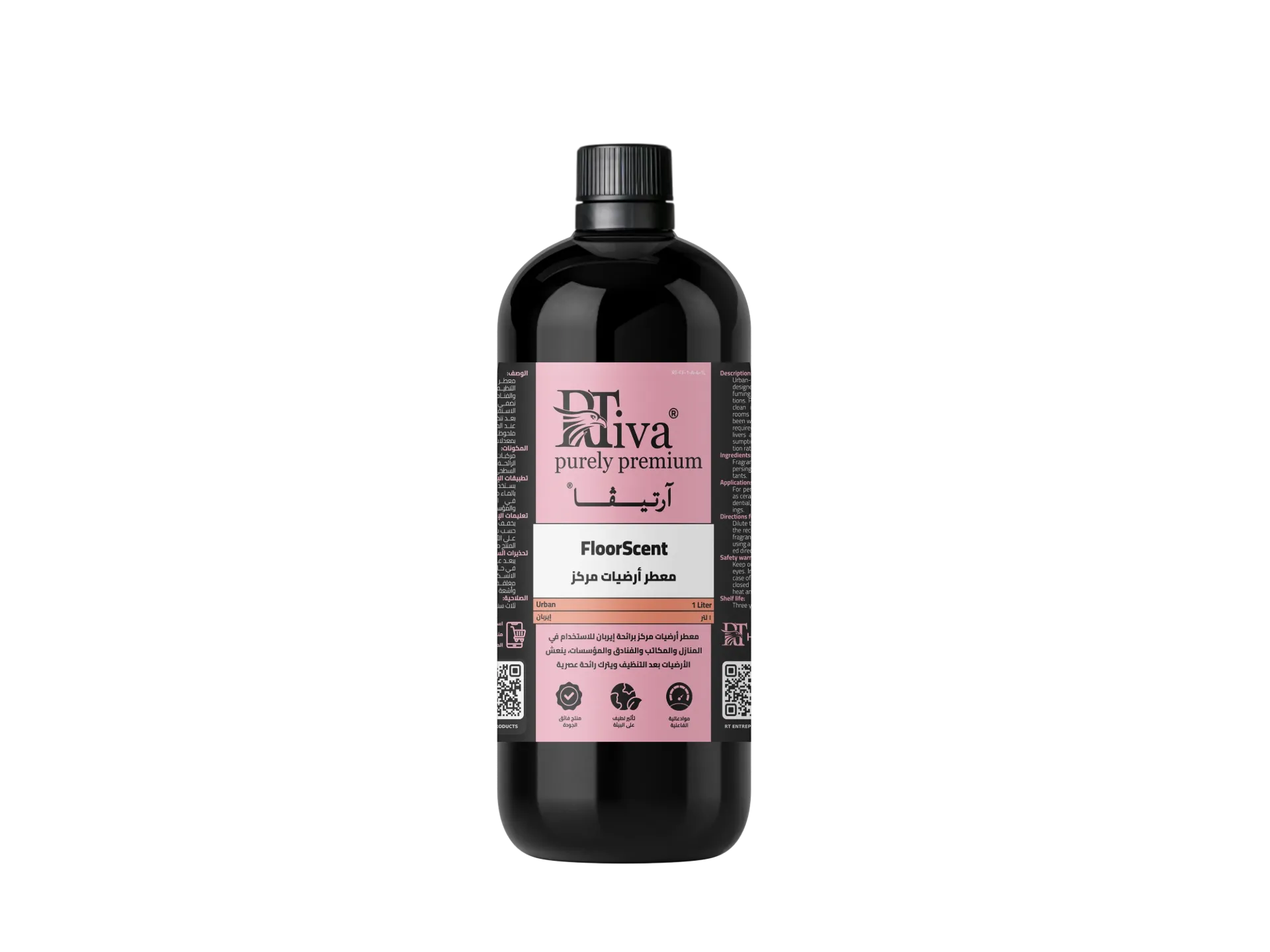 [1RT-FF-1-A-4-1L] Rtiva FloorScent Urban – معطر أرضيات مركز برائحة إيربان (آرتيڤا) (١ لتر)